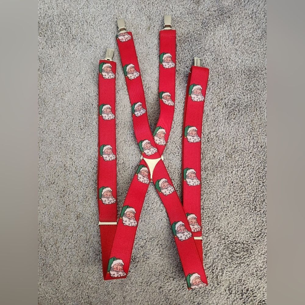 UNBRANDED Santa's Christmas Suspenders OSFM